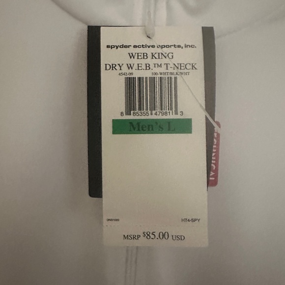 Spyder WebKing Ski T-shirt Men’s NWT - Picture 6 of 8